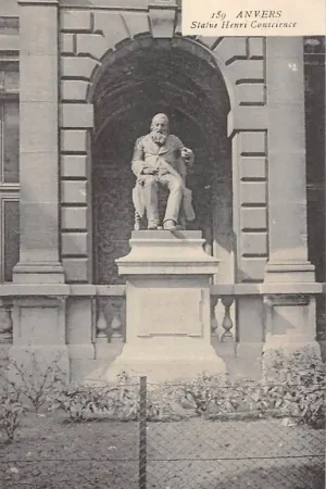 Najlepsza cena België Antwerpen Anvers Statue Henri Conscience Monument 1911 Europa HC56113