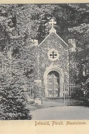 Duitsland Detmold Furstl. Mausoleum 1900 Deutschland Europa HC56105 Wyprzedaż