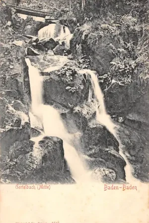 Duitsland Baden-Baden Gertelbach (Mitte) 1900 Deutschland Europa HC56099 Bezpieczna płatność