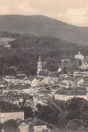 Szybka dostawa Duitsland Baden-Baden von der Friedrichshohe gesehen 1906 Deutschland Europa HC56096