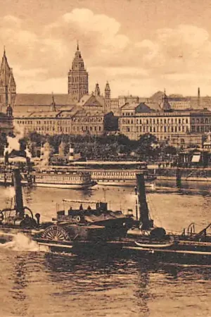 Kup teraz Duitsland Mainz am Rhein raderboot Binnenvaart schepen Deutschland Europa HC56080