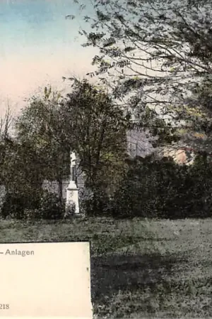 Duitsland Saarbrücken Partie in den Louisen-Anlagen 1900 Deutschland Europa HC56068 Tylko dziś