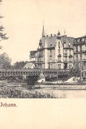 Zamów teraz Duitsland Saarbrücken - St. Johann Luisenanlage Binnenvaart schepen 1900 Deutschland Europa HC56064