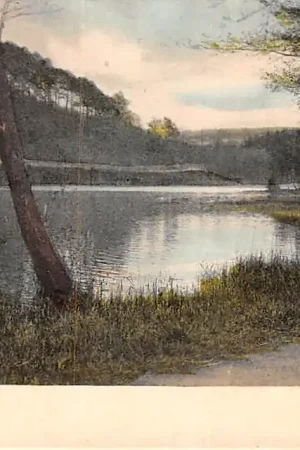 Duitsland Saarbrücken Deutschmuhlenweiher 1900 Deutschland Europa HC56062 Autentyczny