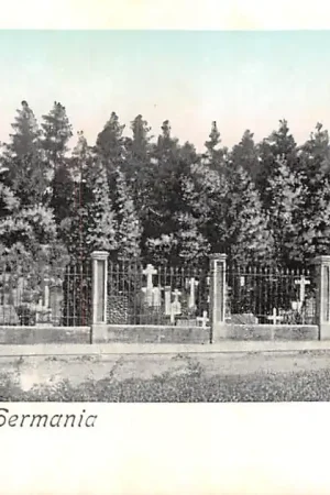 Bezpieczna płatność Duitsland Saarbrücken Ehrental mit Germania Friedhof 1900 Begraafplaats Deutschland Europa HC56049