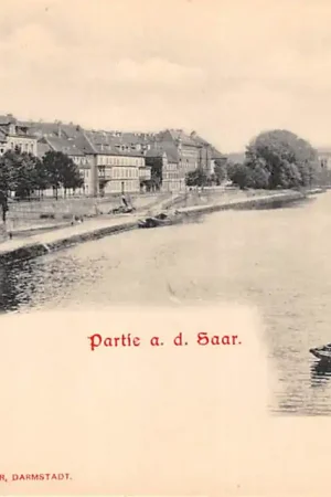 Zamów teraz Duitsland Saarbrücken Partie a.d. Saar 1900 Binnenvaart schepen Deutschland Europa HC56042