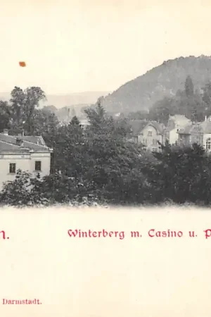 Nowość Duitsland Saarbrücken Winterberg m. Casino u. Pestelstrasse 1900 Deutschland Europa HC56039