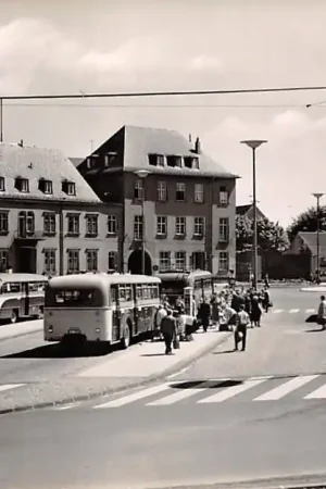 Wyprzedaż Duitsland Remscheid Friedrich-Ebert-Platz Auto Bus Station Deutschland EuropaHC55377