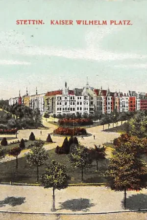 Duitsland Stettin Kaiser Wilhelm Platz Szczecin Deutschland Polen Polska Europa HC55378 Popularny