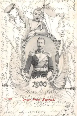 Promocja Duitsland Unser Prinz Heinrich Marine 1900 Commandant Oost-Aziatische Eskader en Grootadmiraal Koningshuis Deutschland EuropaHC55242