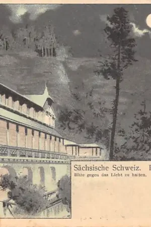 Duitsland Sachsische Schweiz Prebischthor (Bitte gegen das Licht zu halten) 1902 Deutschland Europa HC55187 Zwrot pieniędzy