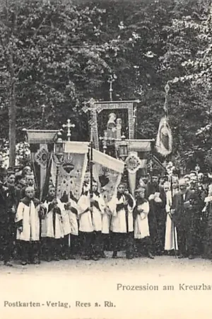 Najlepsza cena Duitsland Kevelaer Prozession am Kreuzbaum 1904 R.K. Processie Deutschland Europa HC55127