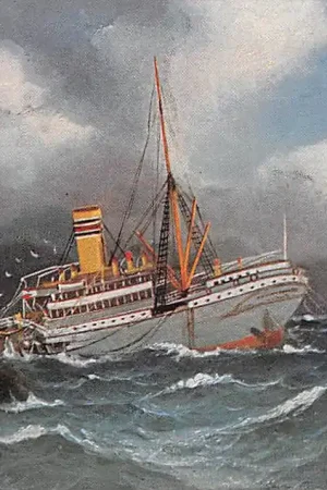 Duitsland Scheepsramp Durchgebrochen Doorgebroken stoomschip Scheepvaart Schepen Deutschland Europa Vintage HC55031 Ekspresowa dostawa