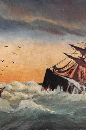 Ostatnia szansa Duitsland Scheepsramp Stoomzeilschip vastgelopen Auf der Barre gestrandet Scheepvaart Schepen Deutschland Europa VintageHC55030