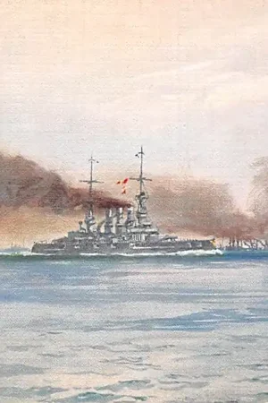 Oferta Duitsland Marine Das Linienschiff S.M.S. Hannover als Flaggeschiff ander Spitze des I. Geschwaders Deutschland Europa Scheepvaart Schepen Deutschland Europa HC54976