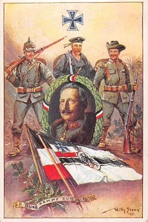 Duitsland Durch Kampf zum Sieg Africa Militair 1915 Deutschland Europa HC54968 Promocja