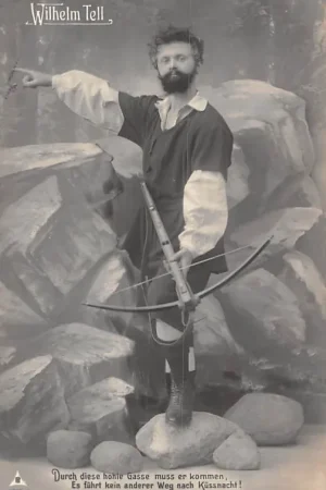 Promocja Fantasie Wilhelm Tell Durch diese hohe gasse .. Zwitserland Schweiz Switzerland Europa 1911 Vintage HC54614