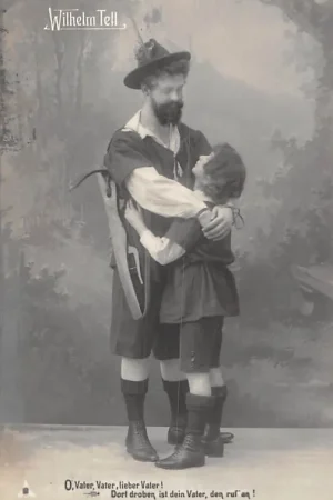 Fantasie Wilhelm O Vater, Vater, lieber Vater! Zwitserland Schweiz Switzerland Europa 1911 Vintage HC54613 Tylko dziś