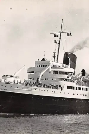 Scheepvaart Frankrijk Ville d'Oran Compagnie Generale Transatlantique French Line France Schepen Europa HC53974 Oferta limitowana