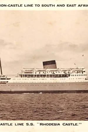 Popularny Engeland The Union-Castle Line to South and East Africa S.S. Rhodesia Castle England Europa Schepen Scheepvaart HC53966