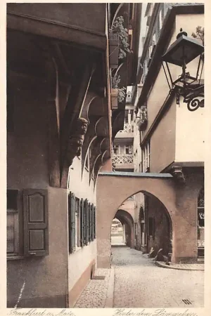 Duitsland Frankfurt a. Main Hinter dem Lammchen Deutschland Europa HC53730 Premium