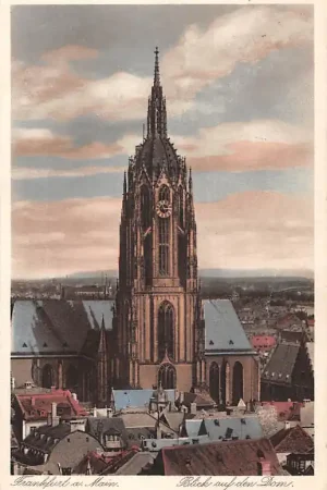 Duitsland Frankfurt a. Main Blick auf den Dom Deutschland Europa HC53723 Promocja