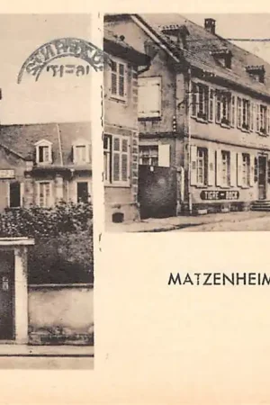 Ekspresowa dostawa Frankrijk Matzenheim (Bas-Rhin) Le College Hotel Restaurant du Soleil d'Or France Europa HC53714