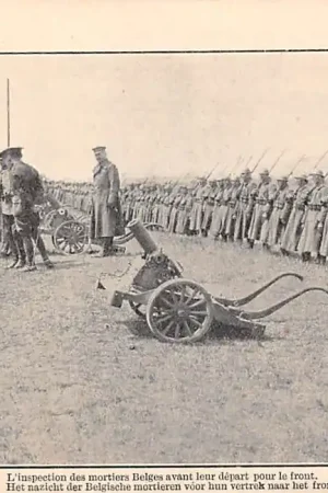 Bezpieczna płatność België WO1 1914-1918 Artillerie Belgische mortieren Soldaten Militair Europa HC53462