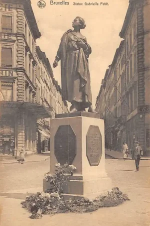 Szybka dostawa België Brussel Bruxelles Statue Gabrielle Petit Monument Europa HC53366