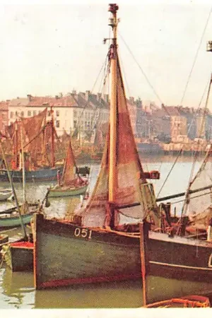 België Oostende Boten in de haven Vissers schepen O28 en O51 Europa HC53357 Szybka dostawa