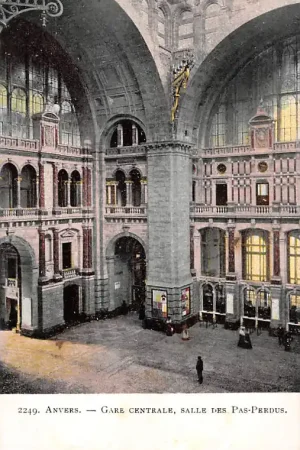 België Antwerpen Centraal Station Interieur Anvers Gare Centrale salle des Pas-Perdus Europa Spoorwegen HC53354 Oferta