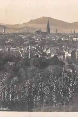 Autentyczny Duitsland Freiburg i. Br. vom Hebsack 1922 Deutschland Europa HC53345