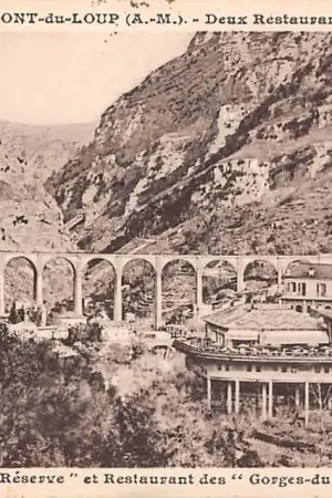 Ostatnia szansa Frankrijk Pont-du-Loup Deux restaurants La Reserve et Restaurant des Georges-du-Loup 1933 France Europa HC53344