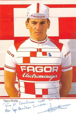 Oferta limitowana Frankrijk Wielrennen Thierry Peloso Gesigneerd Fagor Electromenager Cycling Sport France Europa HC53309