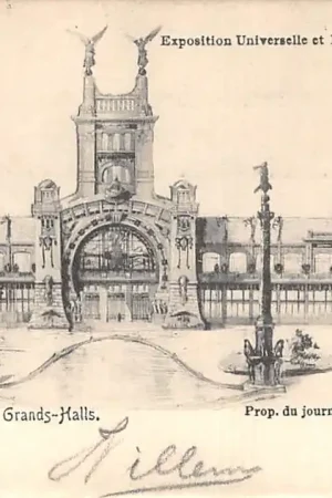 België Luik La Facade principale des Grands-Halls Exposition Universelle et Internationale de Liege 1905 Europa HC53268 Oferta