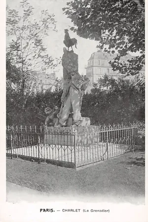 Premium Frankrijk Paris Monument Charlet (Le Grenadier) 1972 1845 Kunst schilder en graveur France Europa HC53260