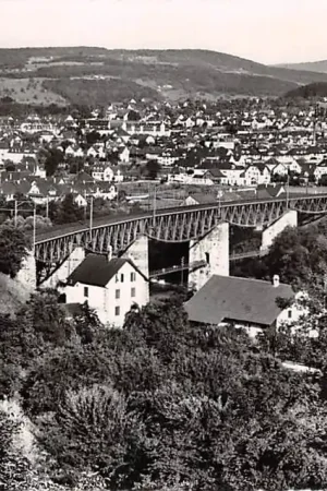 Zwitserland Brugg Aargau Spoorviaduct Spoorwegen Schweiz Switzerland Europa HC53252 Nowość