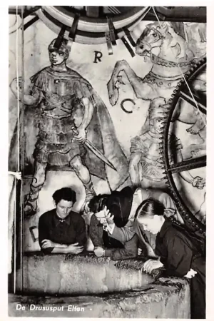 Duitsland Elten De Drususput 1949 -1963 Tijdelijk Nederlands grondgebied 1956 Deutschland Europa HC53155 Niska cena