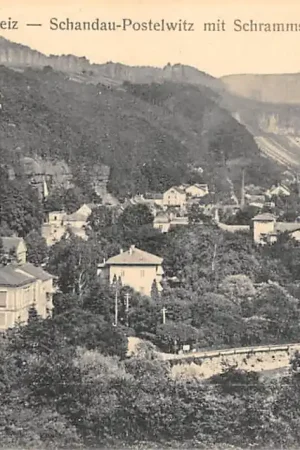 Duitsland Sachs Schweiz Schandau-Postelwitz mit Schrammsteine u. Gr. Winterberg Deutschland Europa HC52829 Oferta limitowana