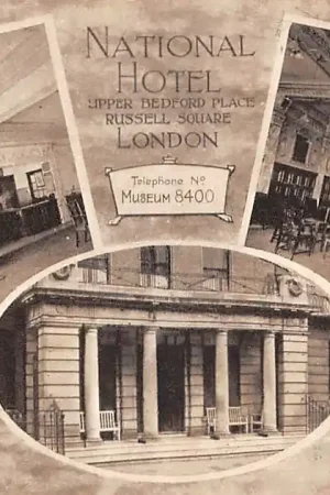 Rabat Engeland London National Hotel Upper Bedford Place Russel Square Entrance Hall The Lounge England Europa HC52579