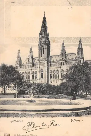 Oostenrijk Rathhaus 1901 Österreich Austria Europa HC52551 Bezpieczna płatność