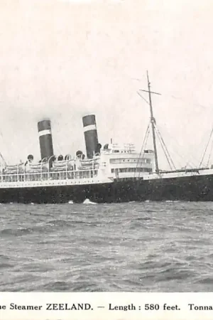 Scheepvaart Red Star Line Steamer Zeeland België Antwerpen Schepen Europa HC52704 Darmowa dostawa