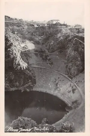 Kroatië Plavo Jezero Imotski 1936 Hrvatska Europa HC52581 Ekspresowa dostawa