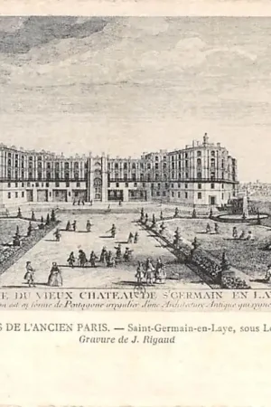Frankrijk Ancien Paris Environs de l'Ancien Paris Saint-Germain-en-Laye, sous Louis XV France Europa HC52510 Zamów teraz