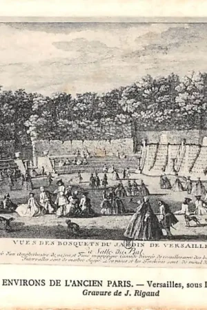 Frankrijk Environs de l'Ancien Versailles, sous Louis XV Paris France Europa HC52479 Darmowa dostawa