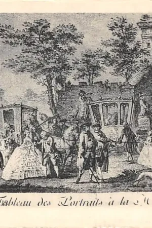 Frankrijk Ancien Paris Tableau des Portaits a la Mode ( 1760) France Europa HC52478 Bezpieczna płatność