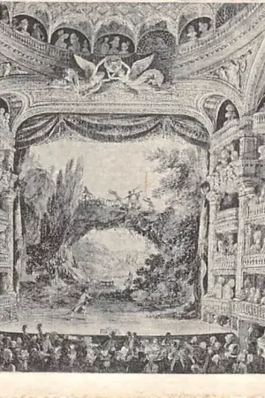 Frankrijk Ancien Paris La salle de la Comédie-Française, vers 1785 France Europa HC52468 Wysoka jakość