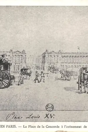 Frankrijk Ancien Paris La Place de la Concorde a l'avenement de l'Empire (1804) France Europa HC52466 Darmowa dostawa