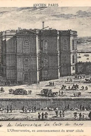 Oryginalny Frankrijk Ancien Paris L'Observatoire au commancement du XVIIIe siecle France Europa HC52459