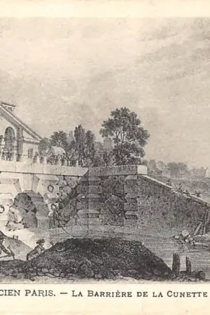 Frankrijk Ancien Paris La Barrière de la Cunette en 1820 France Europa HC52455 Oferta